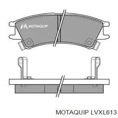 Передние тормозные колодки LVXL613 Motaquip