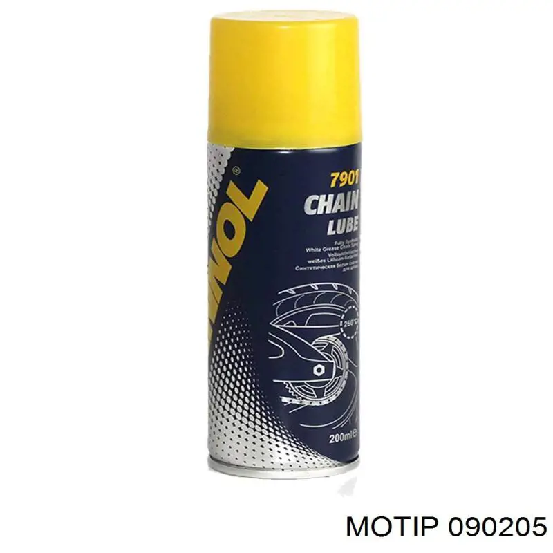 MOT090205 Motip Смазка консистентная для цепей, спрей