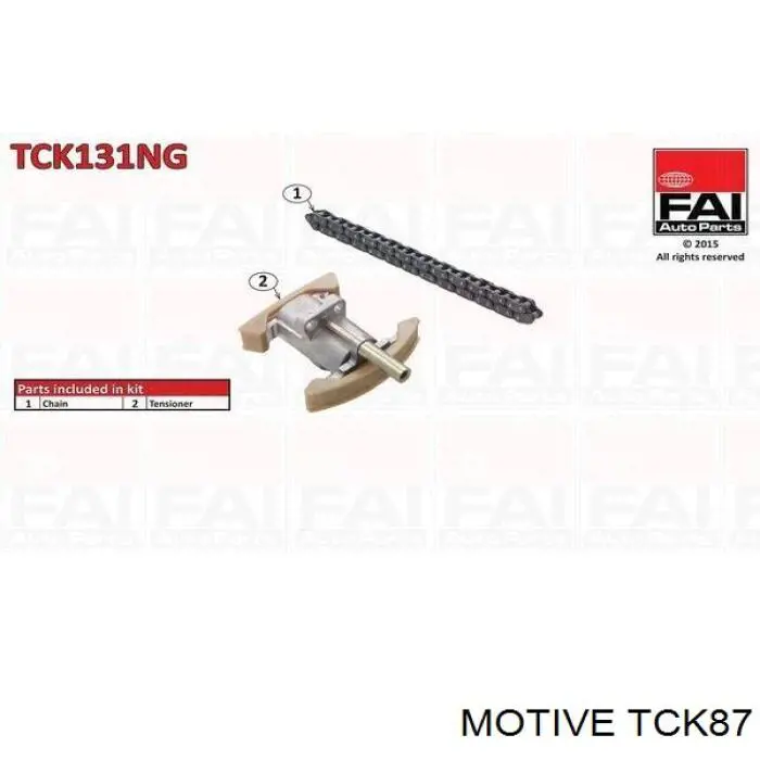 Комплект цепи ГРМ TCK87 Motive