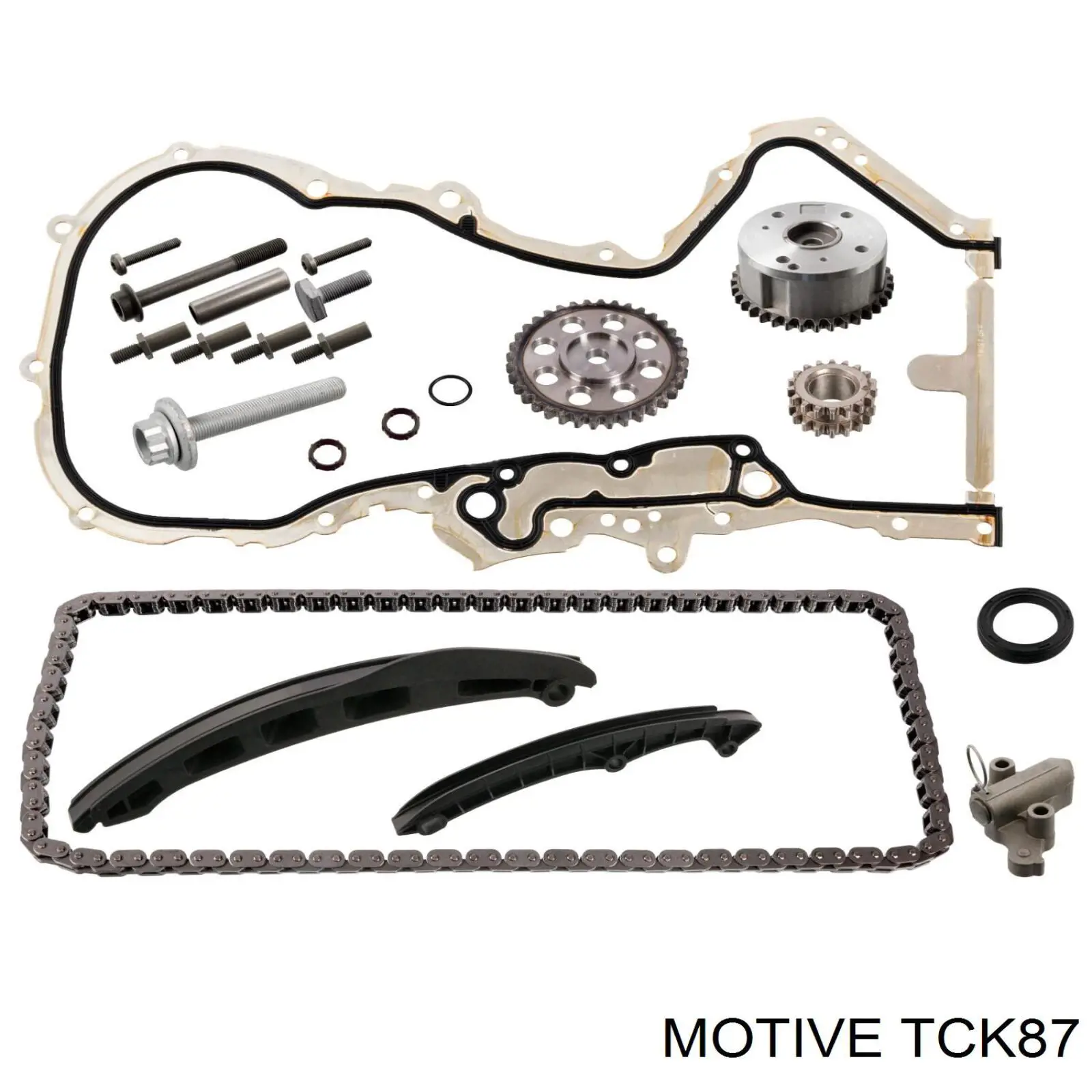 Цепь ГРМ, комплект Motive TCK87