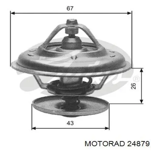 24879 Motorad Авто термостат