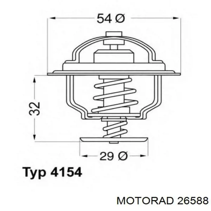 Термостат в корпусе Motorad 26588 цена, от 9.50 USD