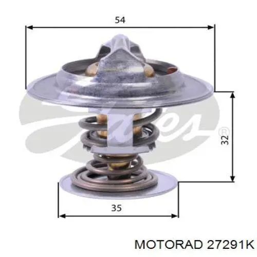 Термостат в сборе Motorad 27291K