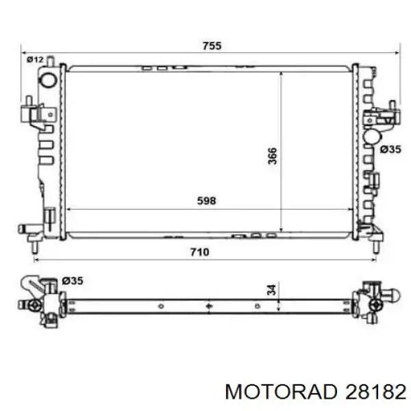 Термостат в корпусе Motorad 28182 цена, от 12.88 USD