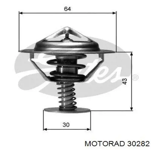 30282 Motorad Авто термостат