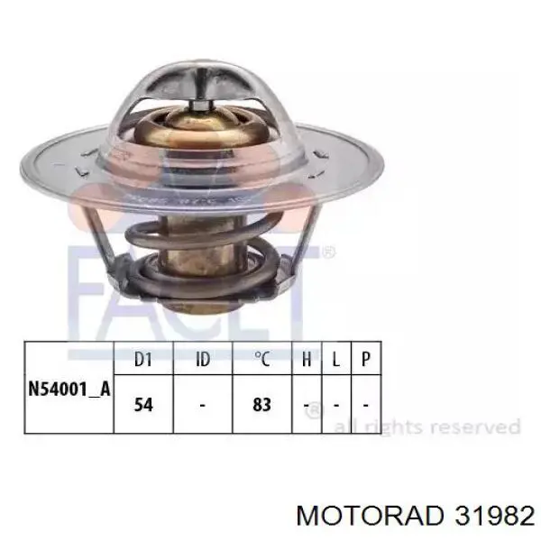 31982 Motorad Авто термостат
