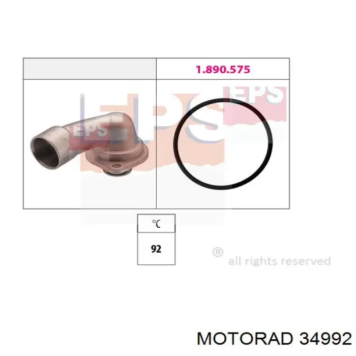 34992 Motorad Авто термостат