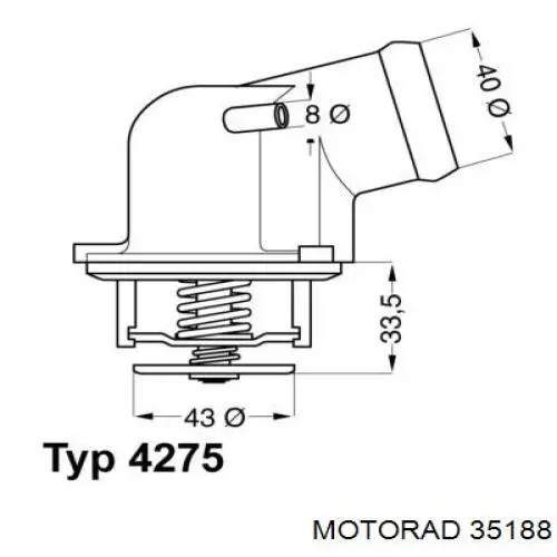 35188 Motorad термостат