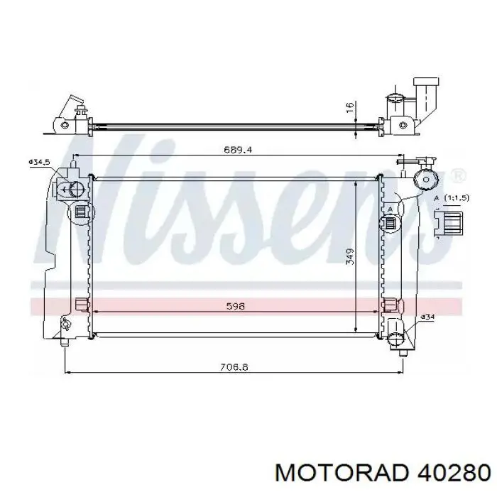 Термостат TI9080D Mahle Original