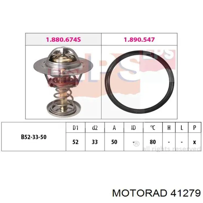 Термостат в корпусе Motorad 41279 цена, от 9.72 USD