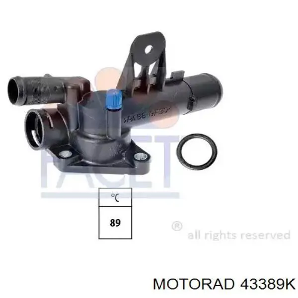 Купить 43389K Motorad Автомобильный термостат