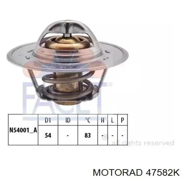 47582K Motorad Авто термостат