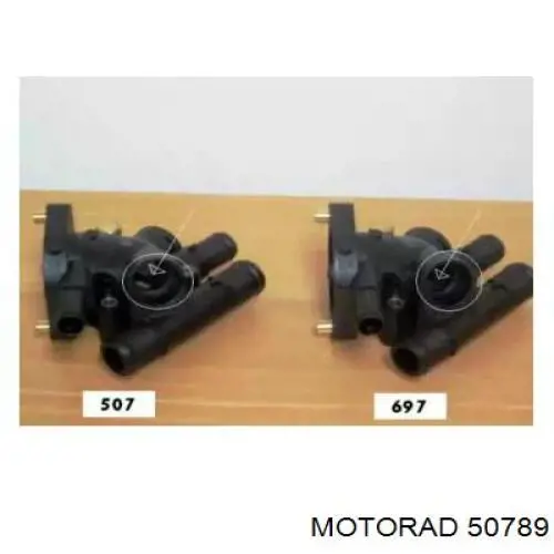 Caja del termostato 50789 Motorad