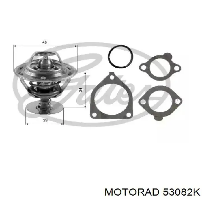 Термостат в корпусе Motorad 53082K цена, от 8.79 USD