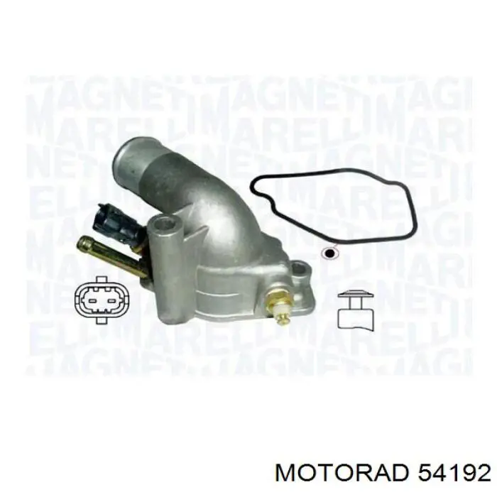 54192 Motorad Корпус термостата в сборе