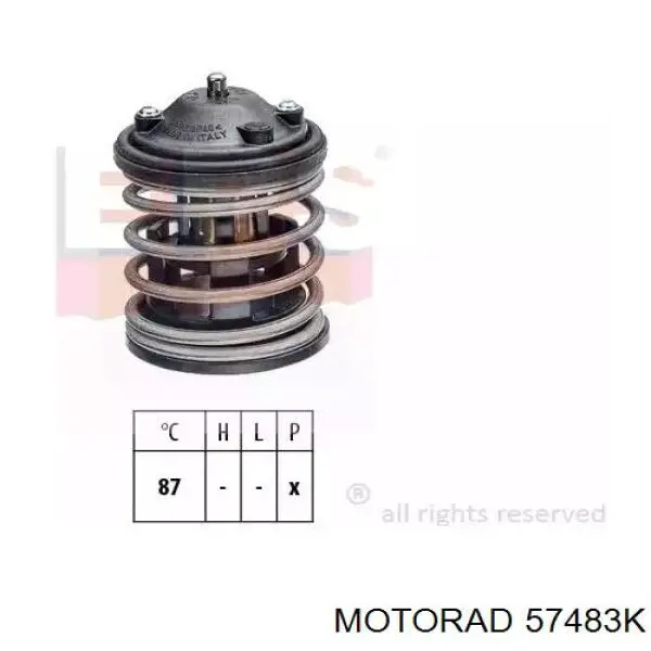 Корпус термостата 57483K Motorad