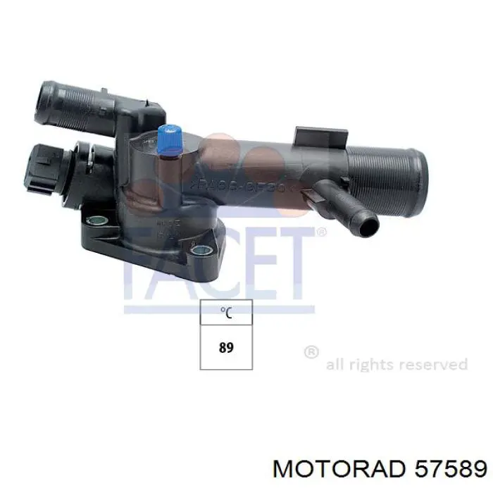57589 Motorad Корпус термостата в сборе