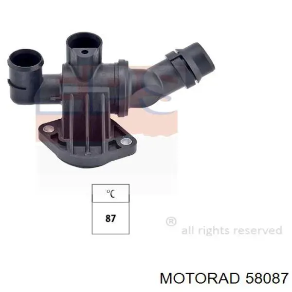 Термостат в корпусе Motorad 58087 цена, от 24.40 USD