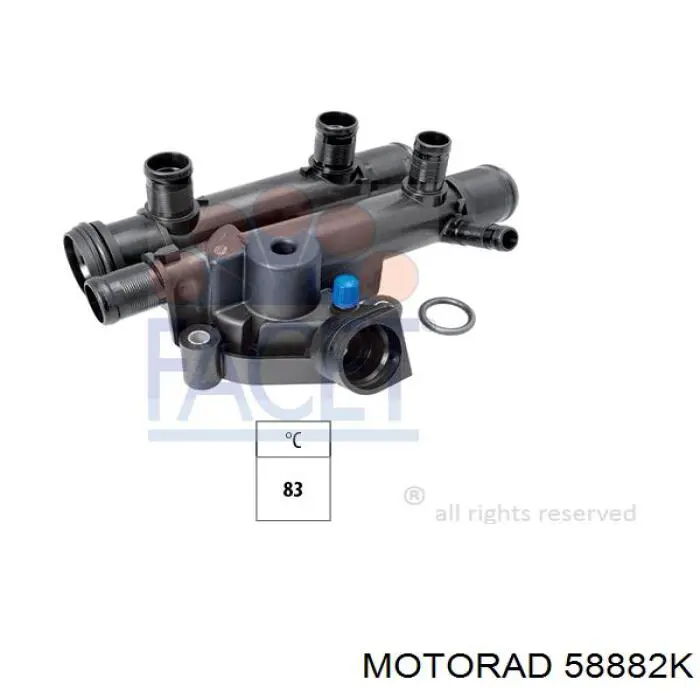 Кожух термостата Motorad 58882K цена, от 28.75 USD