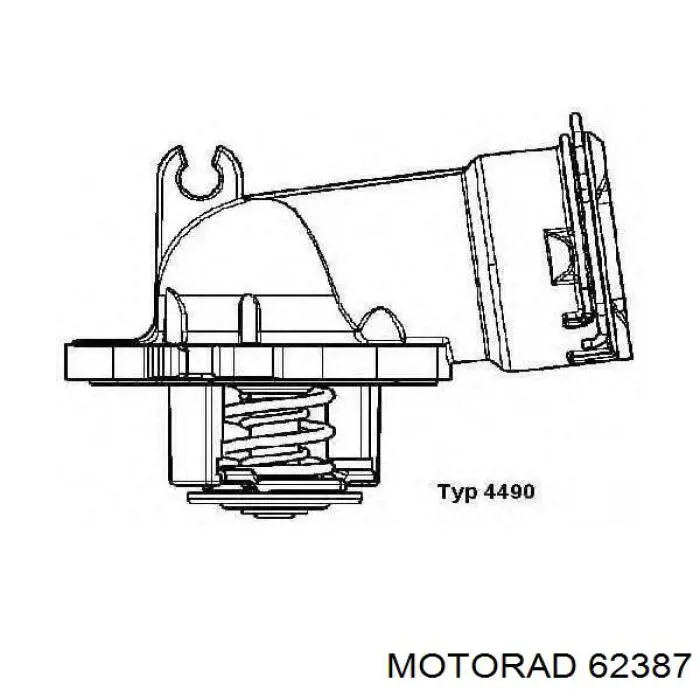 Купить 62387 Motorad Автомобильный термостат