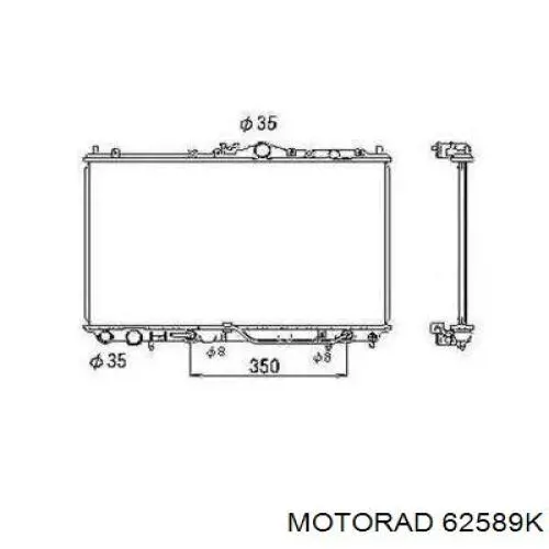 62589K Motorad Корпус термостата в сборе
