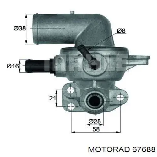 Термостат 67688 Motorad