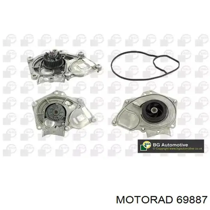 Термостат в сборе Motorad 69887