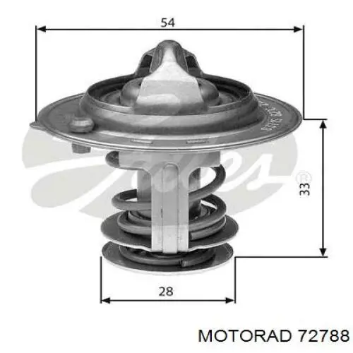 Термостат 72788 Motorad