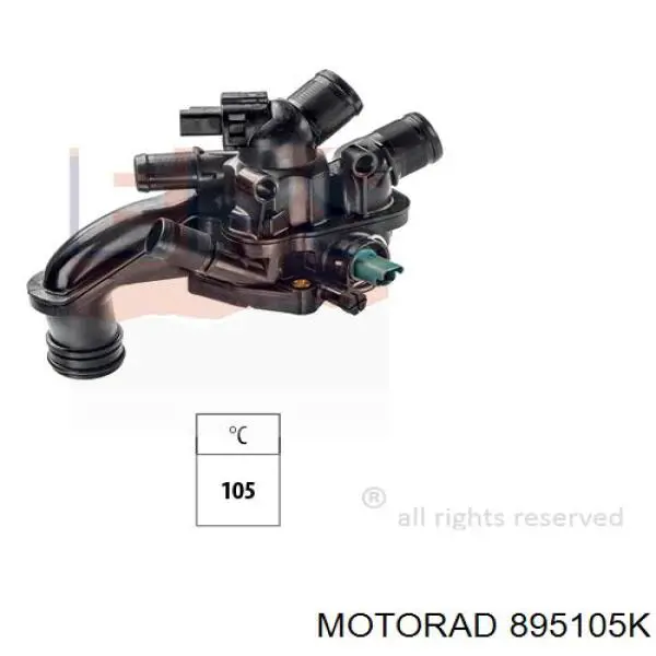 895-105K Motorad termostato