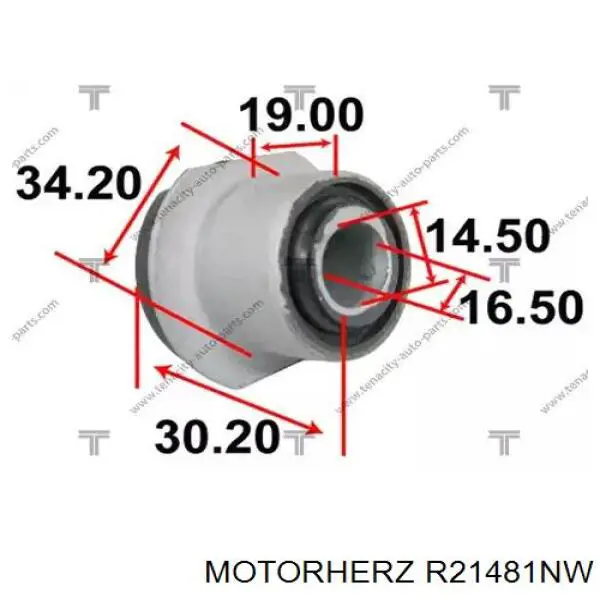 R21481NW Motorherz рейка рулевая