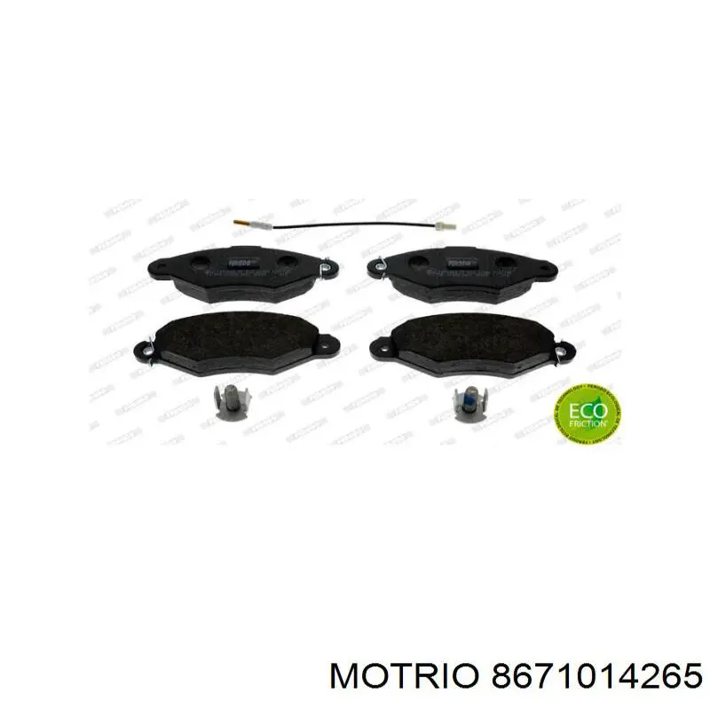 8671014265 Motrio Колодки передние