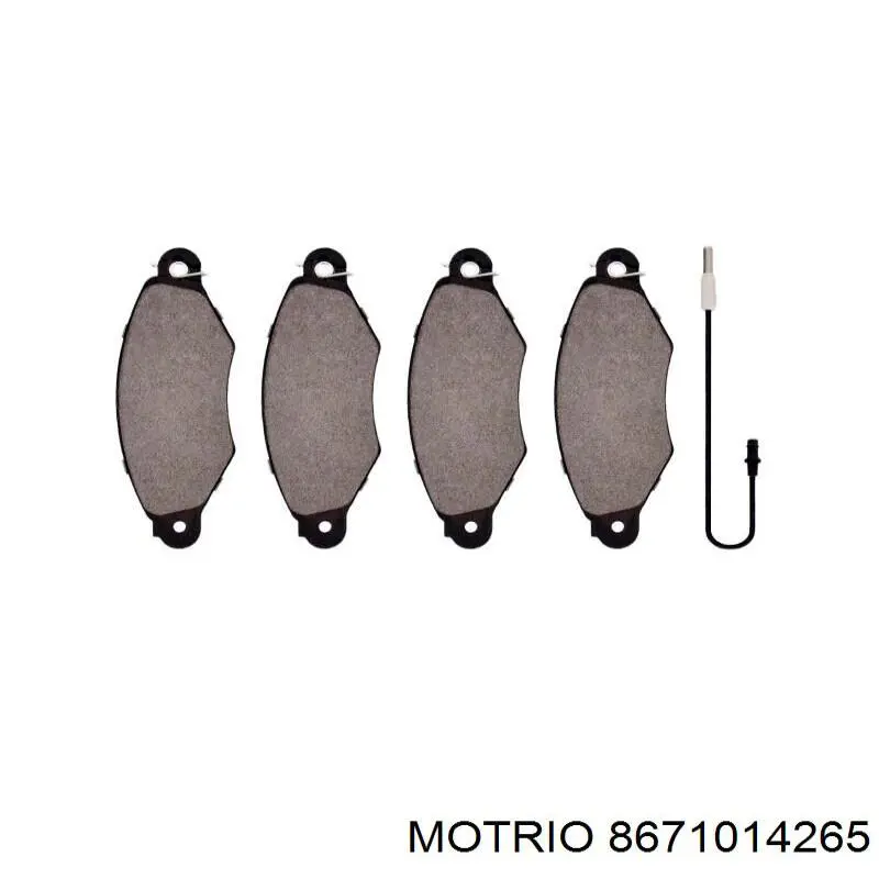 Купить 8671014265 Motrio Колодки тормозные