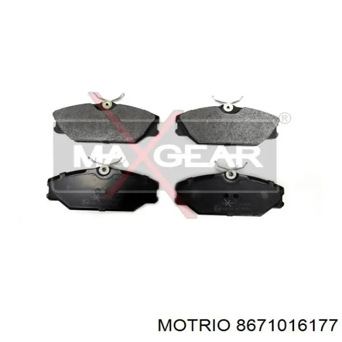 Купить 8671016177 Motrio Колодки тормозные