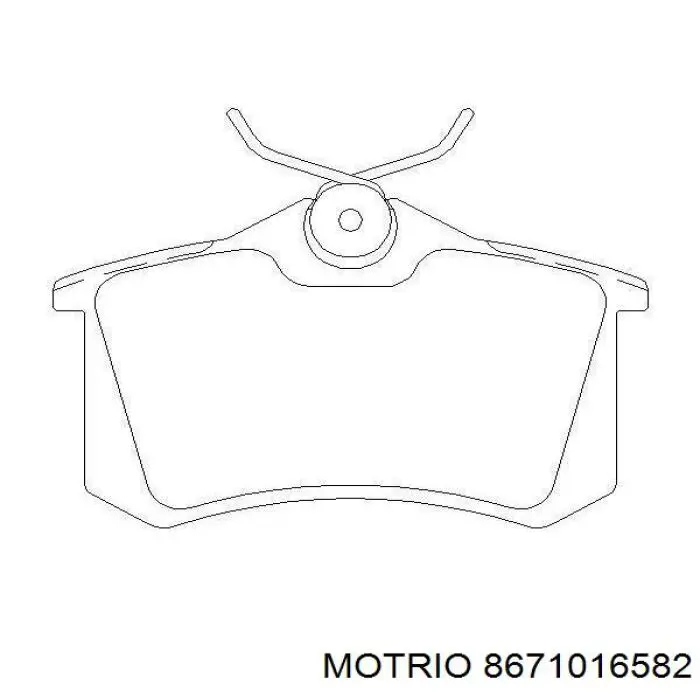Колодки дисковые  Motrio 8671016582 цена, от 17.45 USD