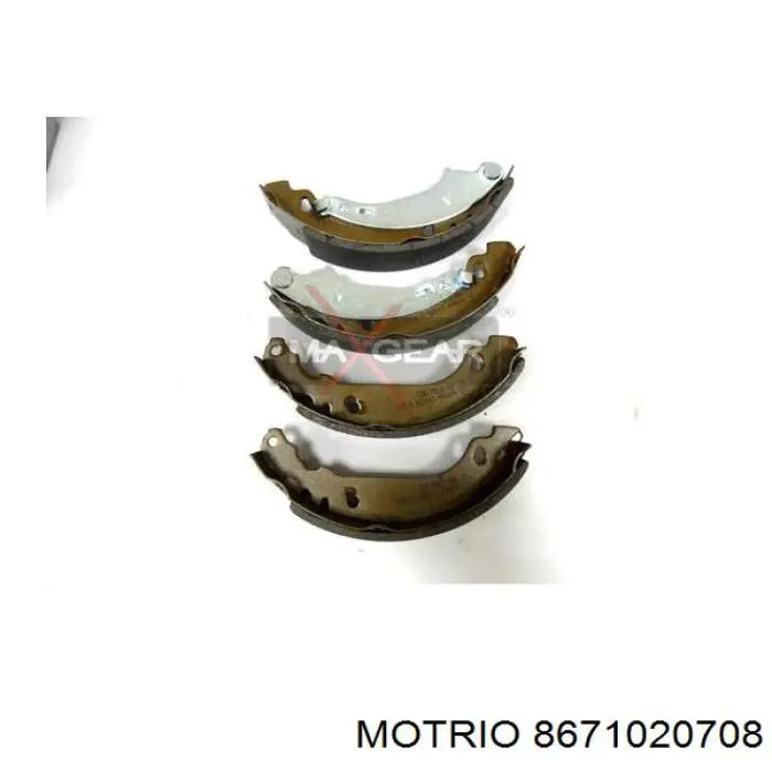 8671020708 Motrio колодки тормозные задние барабанные