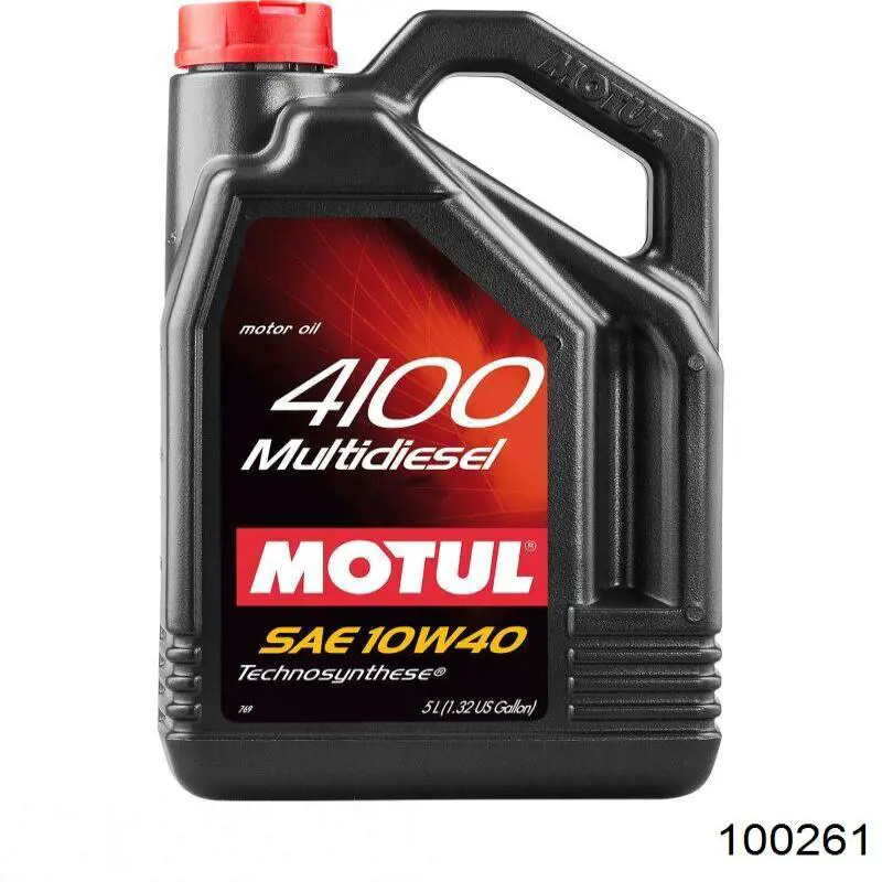 Моторное масло Motul 4100 MULTIDIESEL 10W-40 Полусинтетическое 5л (100261)