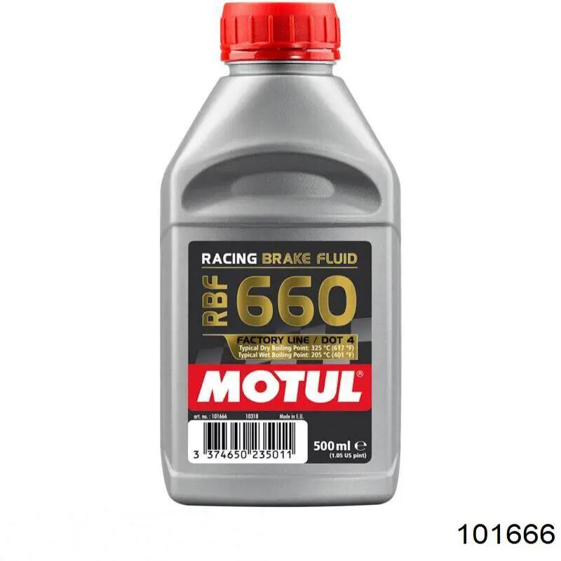 Жидкость тормозная Motul RBF 660 Factory Line DOT 3|DOT 4|DOT 5.1 0.5 л (101666)