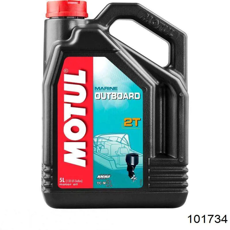 Моторное масло Motul OUTBOARD 2 T Минеральное 5л (101734)