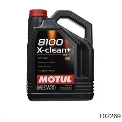 Моторное масло Motul 8100 X-CLEAN + 5W-30 Синтетическое 5л (102269)