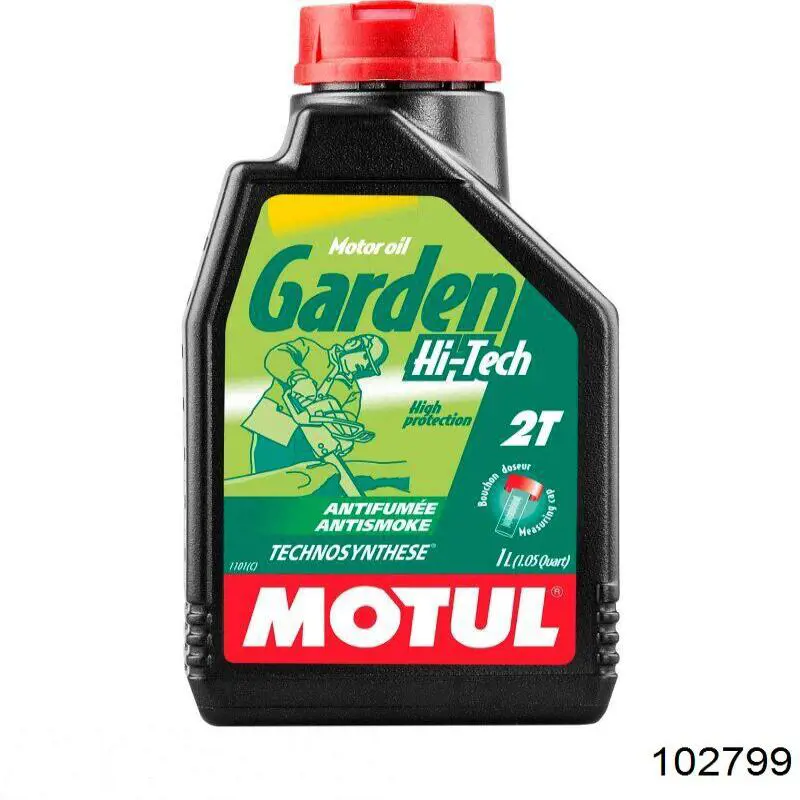 Моторное масло Motul Garden 2T Hi-Tech Полусинтетическое 1л (102799)