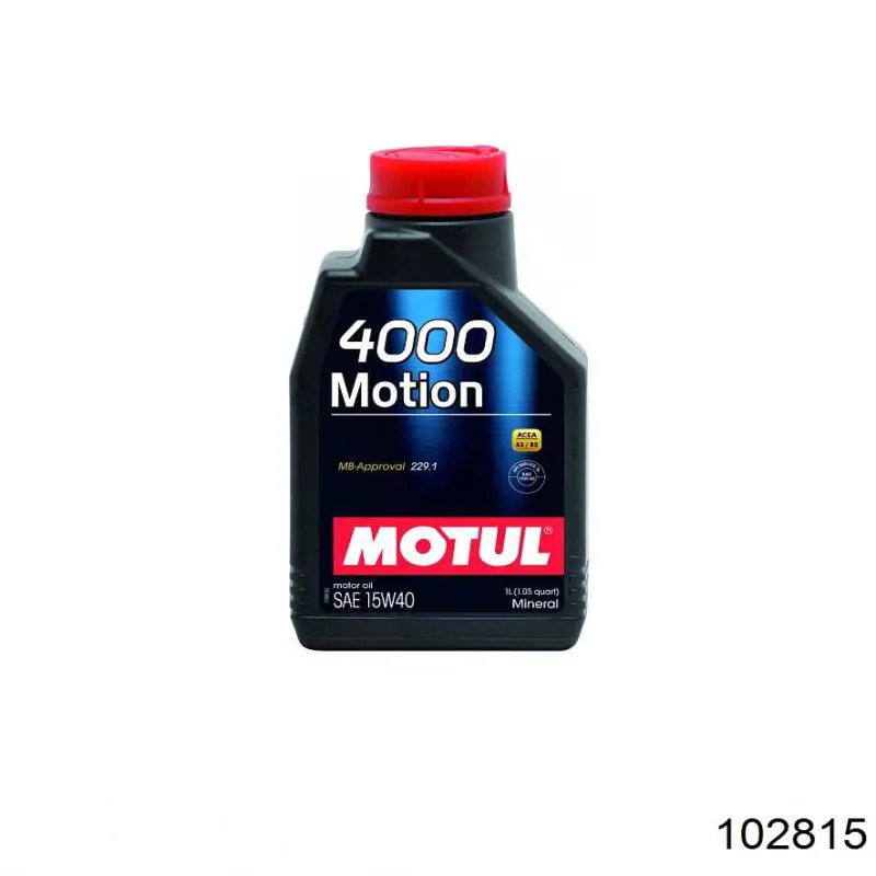 Моторное масло Motul 4000 MOTION 15W-40 Минеральное 1л (102815)