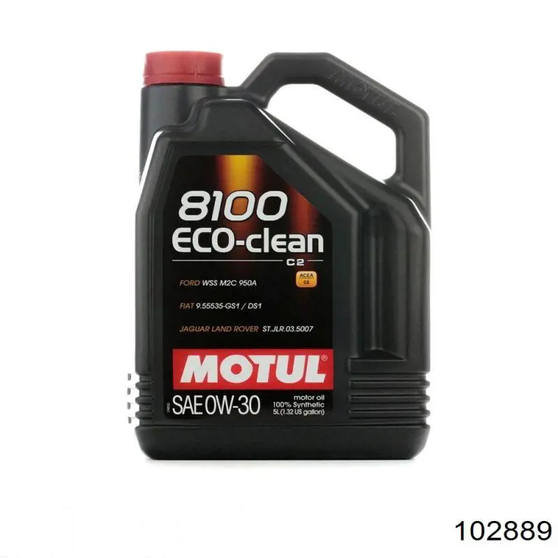 Моторное масло Motul 8100 Eco-clean 0W-30 Синтетическое 5л (102889)