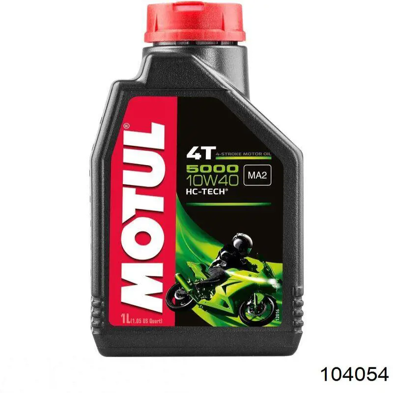 Моторное масло Motul 5000 HC-Tech 4T 10W-40 Полусинтетическое 1л (104054)