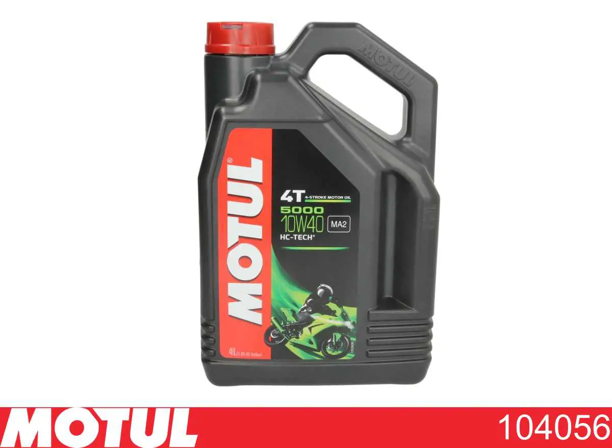 Моторное масло Motul 5000 HC-Tech 4T 10W-40 Полусинтетическое 4л (104056)