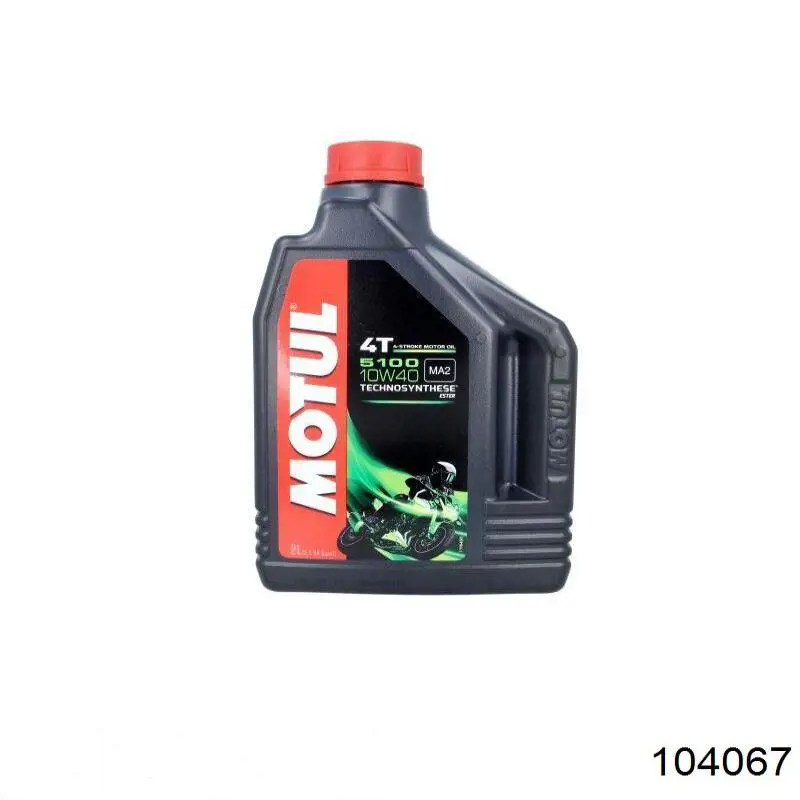 Моторное масло Motul 5100 ESTER 10W-40 Полусинтетическое 2л (104067)