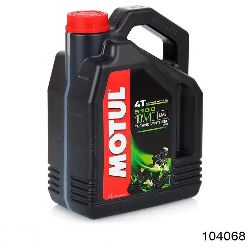 Моторное масло Motul 5100 4T 10W-40 Полусинтетическое 4л (104068)