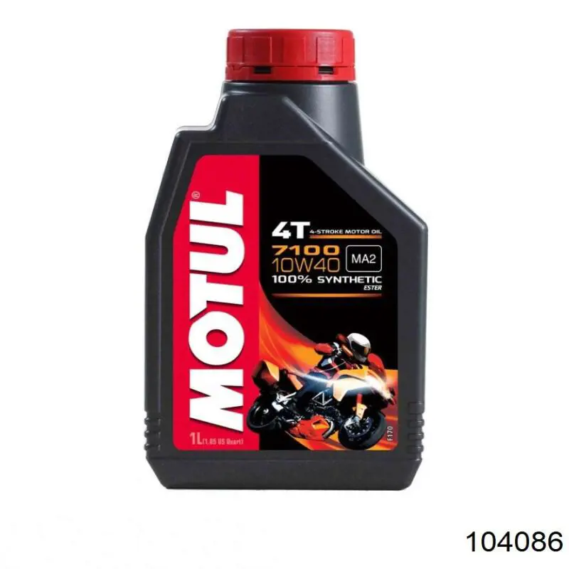 Моторное масло Motul 7100 4T 5W-40 Синтетическое 1л (104086)