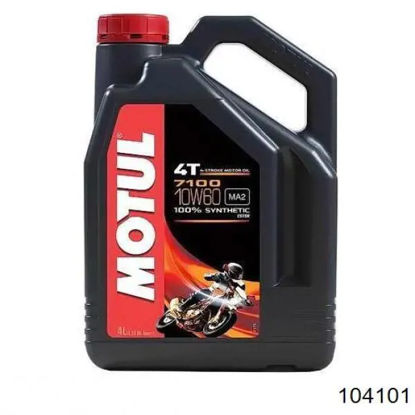 Моторное масло Motul 7100 4T 10W-60 Синтетическое 4л (104101)