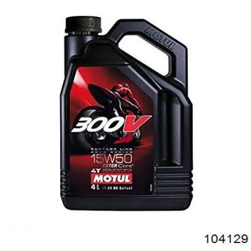 Моторное масло Motul 300V 4T Factory Line Road Racing 15W-50 Синтетическое 4л (104129)