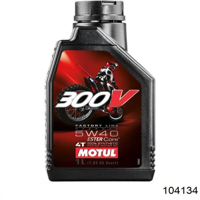 Моторное масло Motul 300V 4T Off Road 5W-40 Синтетическое 1л (104134)